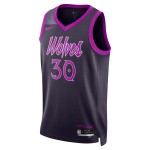 Maillot NBA Minnesota Timberwolves Julius Randle Nike 2025-26 City Edition Noir Swingman - Homme